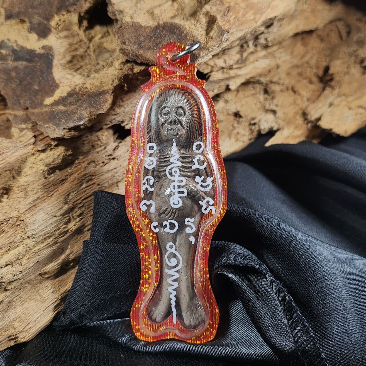 Jin Thai Fo Pai - ARCHAN DAENG啊赞殿大肚女灵粉牌（红金亚克力防水壳）